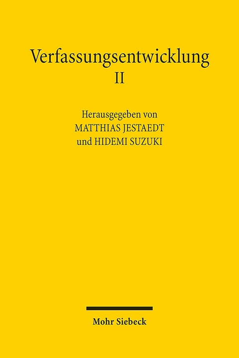 Verfassungsentwicklung II - 