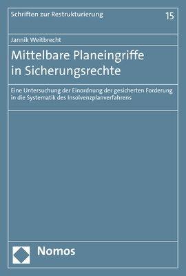 Mittelbare Planeingriffe in Sicherungsrechte - Jannik Weitbrecht