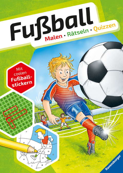 Fußball. Malen - Rätseln - Quizzen - Falko Honnen, Philip Kiefer