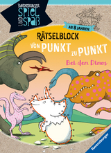 Rätselblock von Punkt zu Punkt: Bei den Dinos - Richter, Martine; Rist, Cornelia