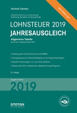 Tabelle, Lohnsteuer Jahresausgleich 2019 - 