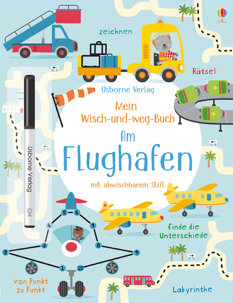 Mein Wisch-und-weg-Buch: Am Flughafen - Kirsteen Robson