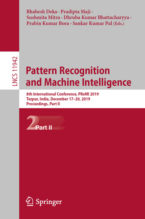 Pattern Recognition and Machine Intelligence - 