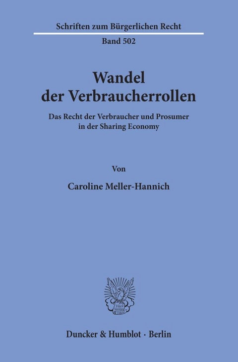 Wandel der Verbraucherrollen. - Caroline Meller-Hannich