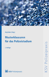 Musterklausuren für das Polizeistudium - 