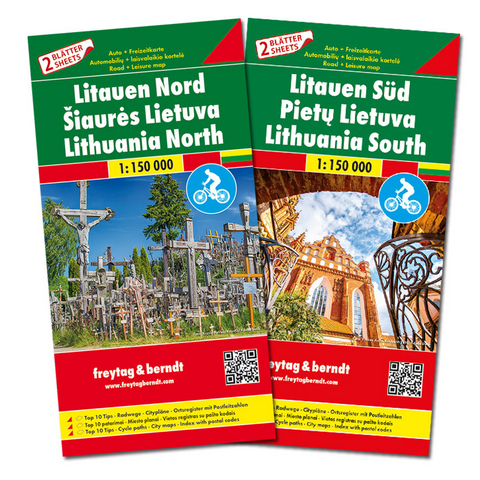 Litauen, Autokarten Set 1:150.000 - 