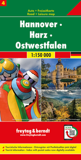 Hannover - Harz - Ostwestfalen, Autokarte 1:150.000, Blatt 4 - 