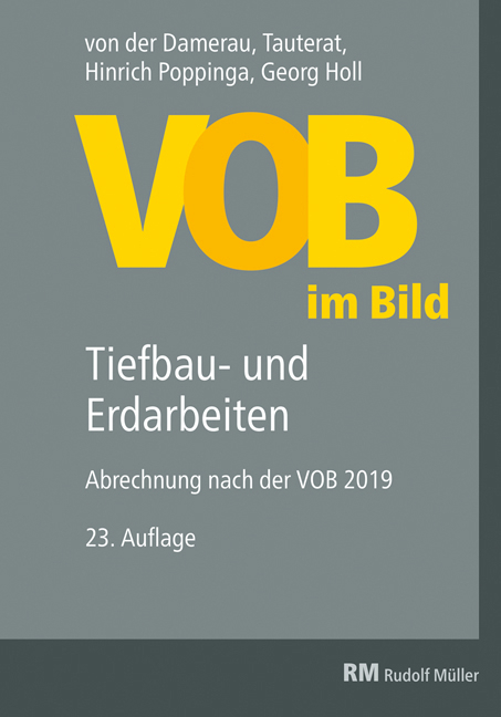 VOB im Bild – Tiefbau- und Erdarbeiten - Hinrich Poppinga, Georg Holl