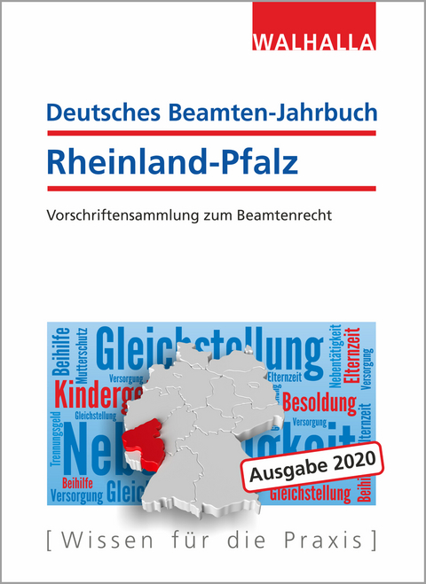 Deutsches Beamten-Jahrbuch Rheinland-Pfalz 2020 -  Walhalla Fachredaktion