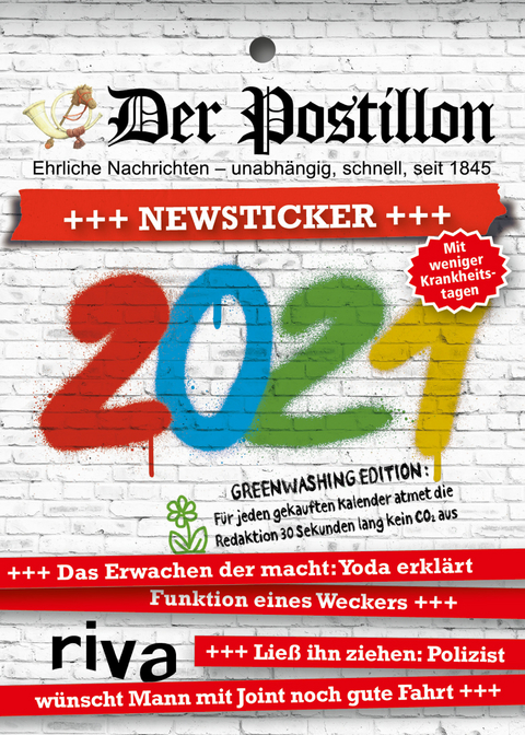 Der Postillon +++ Newsticker +++ 2021 - Stefan Sichermann