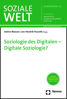 Soziologie des Digitalen - Digitale Soziologie? - 