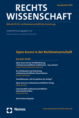 Open Access in der Rechtswissenschaft - 