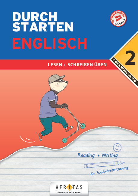 Durchstarten Englisch 2. Klasse Mittelschule/AHS Lesen und Schreiben üben - Nicole Eisinger-Müllner, Julie Eiwen