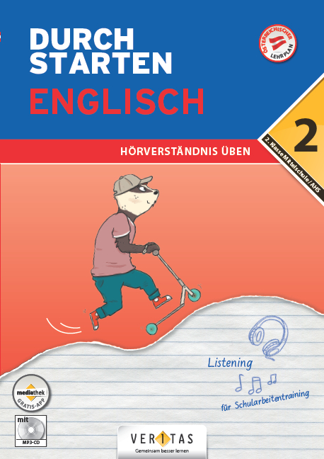 Durchstarten Englisch 2. Klasse Mittelschule/AHS Hörverständnis üben (mit Audio-CD) - Nicole Eisinger-Müllner, Julie Eiwen