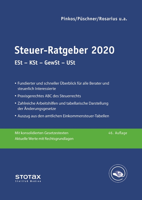 Steuer-Ratgeber 2020 - Frank Henseler, Erich Pinkos, Wolfgang Püschner