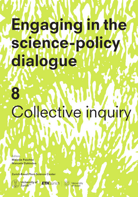 Engaging in the science-policy dialogue - 