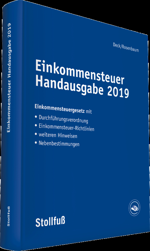 Einkommensteuer Handausgabe 2019