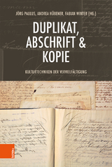 Duplikat, Abschrift & Kopie - 