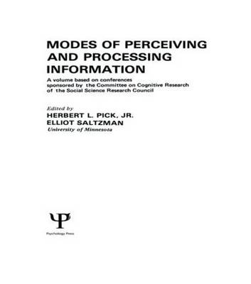 Modes of Perceiving and Processing Information - 