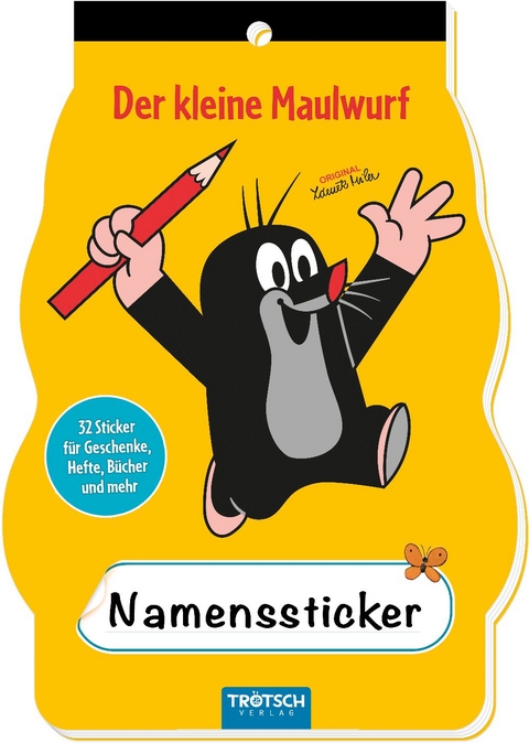 Trötsch Der kleine Maulwurf Namenssticker