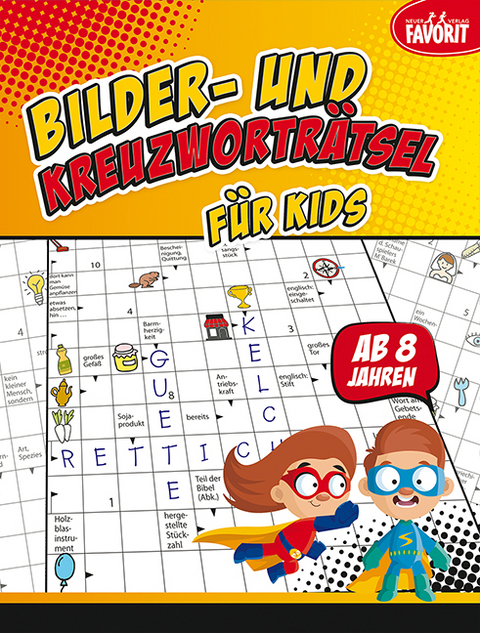 Bilder- und Kreuzworträtsel für Kids