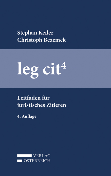 leg cit⁴ - Stephan Keiler, Christoph Bezemek