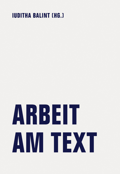 Arbeit am Text - Jörg Albrecht, Jonas Lüscher, Kathrin Passig