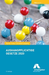 Aushangpflichtige Gesetze 2020 - BDA I Bundesvereinigung der Deutschen Arbeitgeberverbände