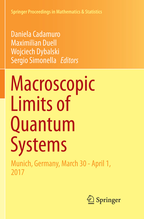 Macroscopic Limits of Quantum Systems - 