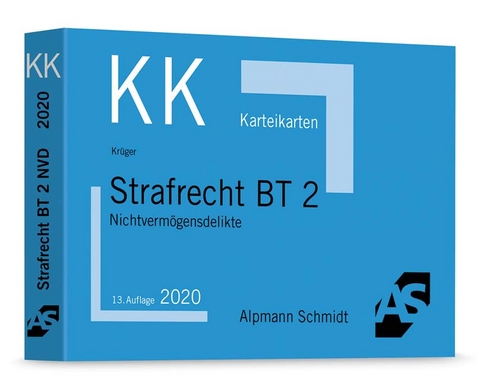 Karteikarten Strafrecht BT 2 - Rolf Krüger