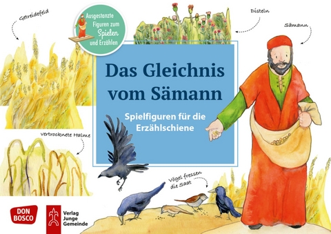 Das Gleichnis vom Sämann. Erzählschienen-Figurenset