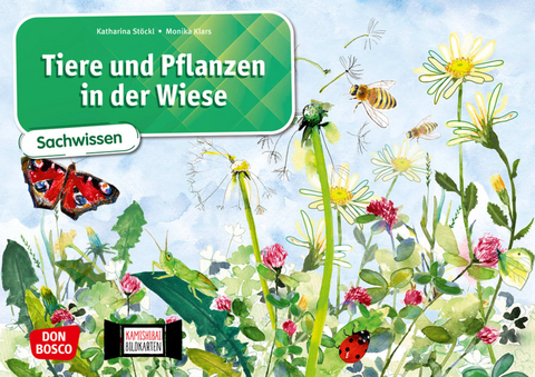 Tiere und Pflanzen in der Wiese. Kamishibai Bildkartenset - Katharina Stöckl-Bauer