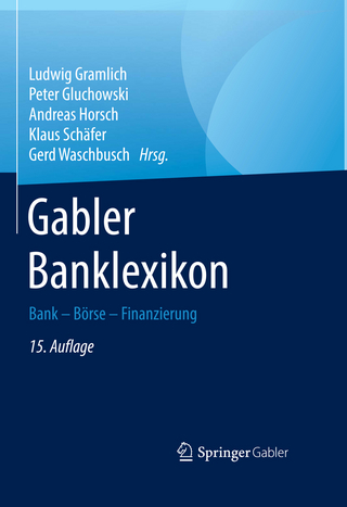 Gabler Banklexikon - Ludwig Gramlich; Peter Gluchowski; Andreas Horsch …