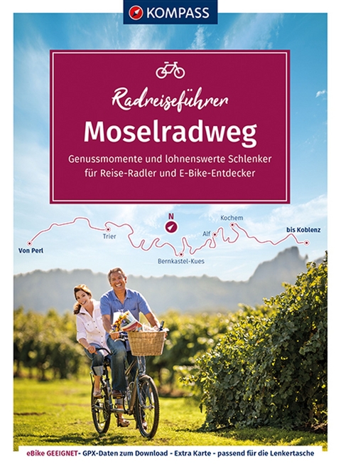 KOMPASS Radreiseführer Moselradweg