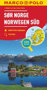 MARCO POLO Länderkarte Norwegen Süd 1:325.000