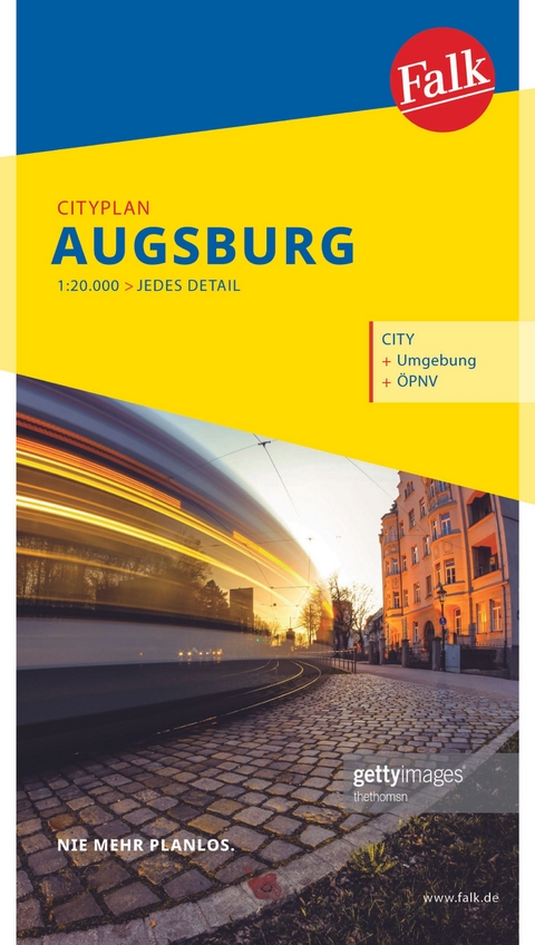 Falk Cityplan Augsburg 1:20.000