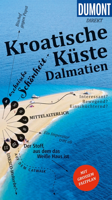 DuMont direkt Reiseführer Kroatische Küste Dalmatien - Daniela Schetar