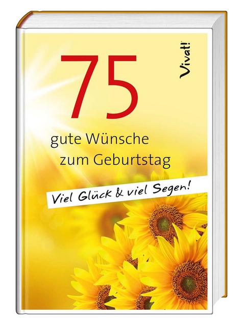 Geschenkbuch »75 gute Wünsche zum Geburtstag«