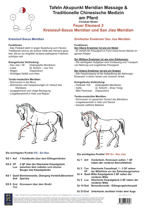 Feuer Element 2. Kreislauf-Sexus und San Jiao Meridian. - Christian Winter