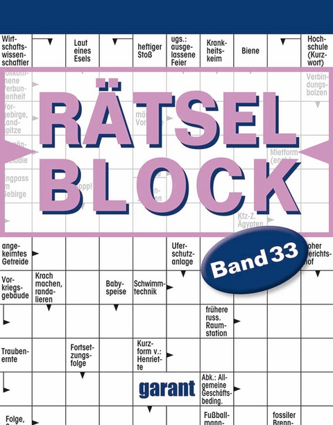 Rätselblock Band 33