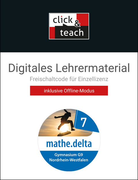 mathe.delta – Nordrhein-Westfalen / mathe.delta NRW click & teach 7 Box - 