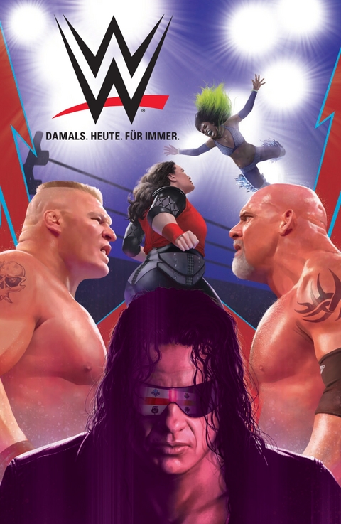 WWE Comics: Damals. Heute. Für Immer. - Dennis Hopeless, Box Brown, Tini Howard, Ed McGuinness, Rob Guillory, Dan Mora, Andy Belanger, Jorge Corona, Daniel Bayliss,  und weitere Autoren