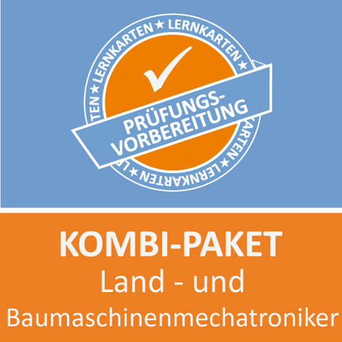 Kombi-Paket Land - und Baumaschinenmechatroniker Lernkarten - Zoe Keßler, Michaela Rung-Kraus