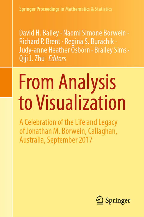 From Analysis to Visualization - 