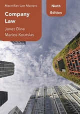 Company Law - Dine, Janet; Koutsias, Marios