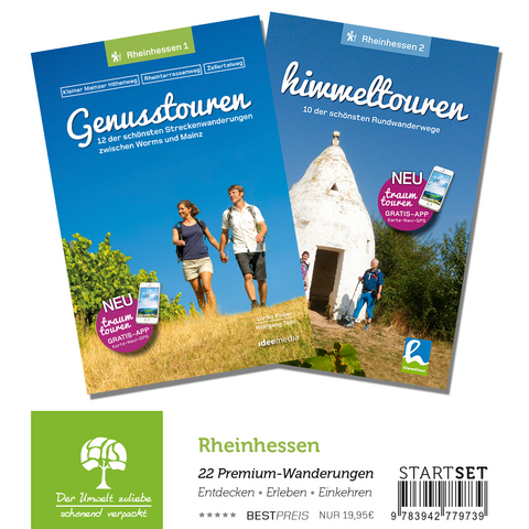 Rheinhessen-StartSet mit 2 Bänden – Premium-Wandern - Ulrike Poller, Wolfgang Todt