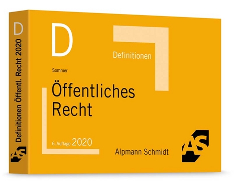 Definitionen Öffentliches Recht - Christian Sommer