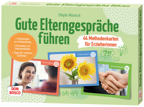 Gute Elterngespräche führen - 44 Methodenkarten für Erzieherinnen, m. 1 Beilage - Sibylle Münnich