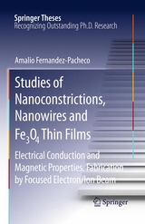 Studies of Nanoconstrictions, Nanowires and Fe3O4 Thin Films - Amalio Fernandez-Pacheco