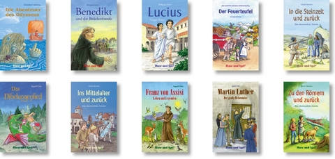 10 Lektüren zu historischen Stoffen und Sagen 3.-10. Klasse